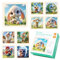 8 Stück Holzpuzzle Kinder,Kinderpuzzle Tiere Puzzle ab 2-5 Jahre 8 X 6 Teile Rahmenpuzzle Puzzle Kinder ab 3 Spielzeug Montessori Vorschule Lehrreiches Spielzeug Geschenke (Wald)
