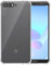 Hülle passend für Smartphonica Handyhülle Geeignet für Huawei Y6 2018 Transparent Stoßfest - Stoßfest TPU SIlikonen Backcover Case mit Stoßkante Transparent