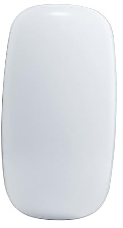 Souris sans Fil Tactile 1200 Dpi Abs Blanche pour Ordinateur Portable | Format Fin et Ultra-plat, Design Léger et Ergonomique, 1 Pile Aaa Incluse