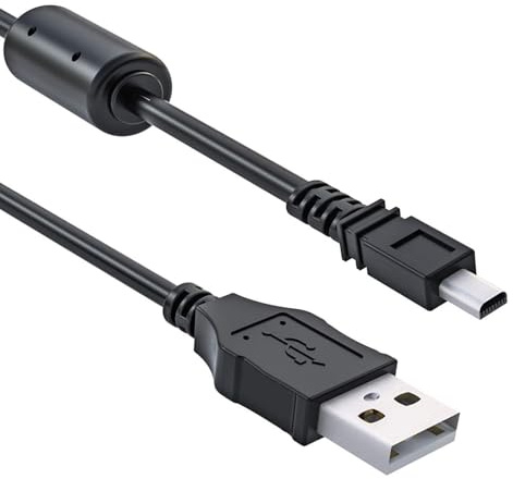 USB Ladekabel 8-Pin Datenkabel, Datenkabel,Länge 1,5m, USB-Kabel für Sony Cyber-shot DSC-H400, DSC-TF1, DSC-W710, DSC-W730, DSC-W800, DSC-W810, DSC-W830