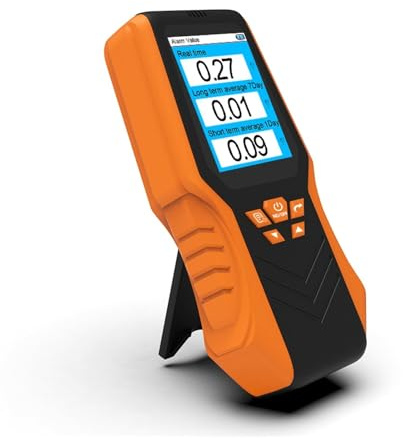 Detector de Gas radón DM68R for monitoreo de Gas en Tiempo Real y a Largo Plazo con Rango de medición de 0 a 270 pCi/L for el Trabajo y el hogar. Fechas en Tiempo Real