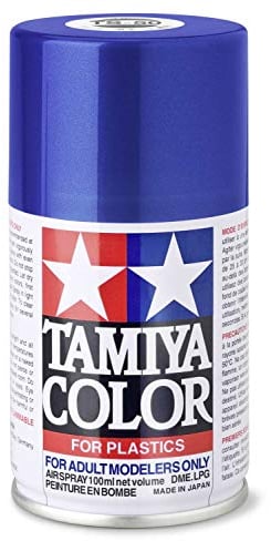 TAMIYA 85050 TS-50 Mica Blau (Glimmer) glänzend 100ml - Sprühfarbe für Plastikmodellbau, Modellbau und Bastelzubehör, Sprühfarbe für den Modellbau