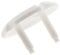 Lot de 3 caches prises 2 P+T + clef - blanc - Zenitech