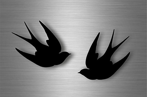 Akacha 2X Sticker Aufkleber Tuning Vogel vogelschutz wandsticker versch Motorrad r1