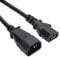 Computer Spares 1m IEC Power Extension Cable Kettle Male to Female UPS Lead C13 - C14 Mains 240V 10A