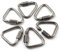 M6 Delta Quick Link 304 Stainless Steel Triangle Quicklink Chain Connector Screw Lock Carabiner Pack Of 6