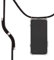 KNOK Chaîne de téléphone Portable Compatible avec Apple iPhone 11 - Coque en Silicone avec Bande - Coque de Protection pour Smartphone à Suspendre - Coque Transparente avec Cordon 01 Métal