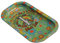 Black Leaf Mixing Tray Smoking | Mixing Spot aus Metall | BAU-Unterlage 206x105x18mm | Metalltablett zum Bauen
