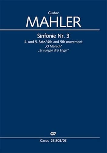 Sinfonie Nr. 3 (Klavierauszug): 4. und 5. Satz (1896)