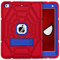 Grifobes for iPad 6th/5th Generation Cases 2018/2017, iPad Air 2 Case 2014 9.7 inch, Heavy Duty Shockproof Rugged Protective iPad 5 6 Gen 9.7 Case with Stand for Kids Boys Children (Red+Blue)