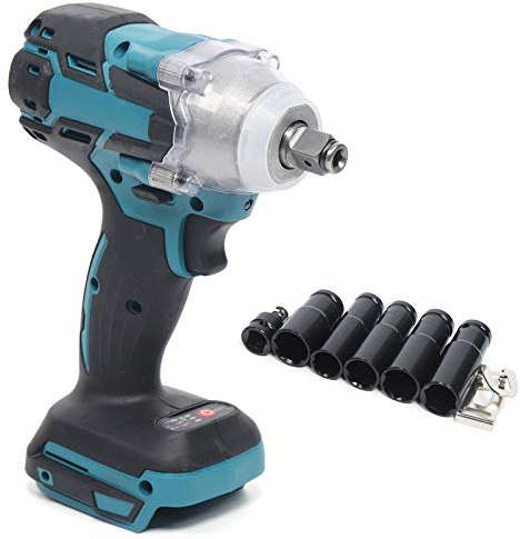 Avvitatore a batteria senza brushless, 18 V, 1/2, a cricchetto, quadrato, 520 Nm per Makita