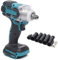 Avvitatore a batteria senza brushless, 18 V, 1/2, a cricchetto, quadrato, 520 Nm per Makita