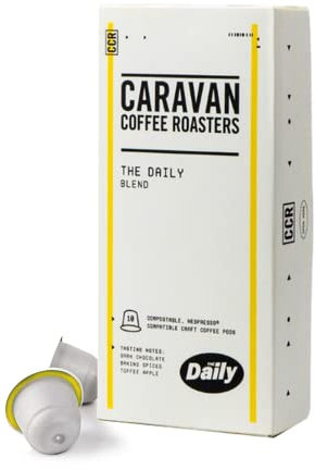 Caravan Coffee Roasters The Daily Blend Medium Dark Roast 10 Pods