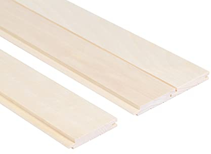 Saunainter Profilholz Espe Klasse A Nut-Feder STS4 15x120mm 2100mm 6Stk Baumaterial für Sauna und Innenräume