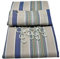 GCARREDOCASA Tende Da Sole Per Balconi 150x300cm - Fissaggio ad Anelli - BLU - Tenda da Sole Per Esterno Tessuto Resistente con Anelli Lavabile a Caduta,Telo Ombreggiante Occhiellato Righe Africa