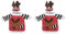 2 Teile/satz Nette Weihnachten Elch Wein Flasche Abdeckung Champagner Flasche Stricken Pullover für Party Dekorationen
