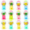 VICHOS Mitgebsel Kindergeburtstag 5 6 7 8 9 10 Jahre, 12Pcs Twister Radiergummis für Kinder Erasers, Radiergummis als Give Away Kindergeburtstag Mitgebsel