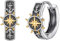CUOKA MIRACLE Männer Anker Creolen 925er Sterling Silber Klein Ohrring Keltischem Knoten Kreolen Kreolen Schmuck Geburtstag für Herren Mädchen Valentinstag Weihnachten