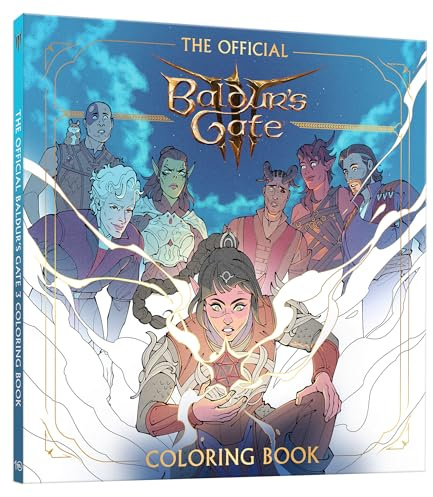 The Official Baldur's Gate 3 Coloring Book
