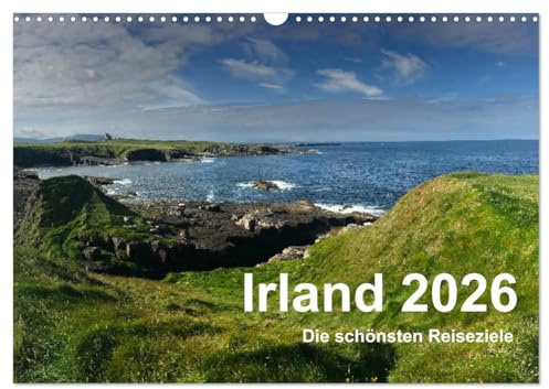 Irland 2026 - Die schönsten Reiseziele (Wandkalender 2026 DIN A3 quer), CALVENDO Monatskalender: Eine Reise durch Irland und Nordirland (CALVENDO Orte)