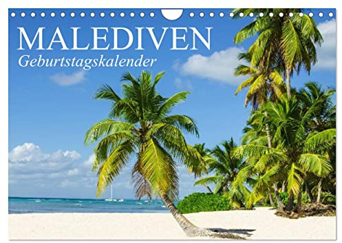 Malediven (Wandkalender 2026 DIN A4 quer), CALVENDO Monatskalender: Die traumhafte Inselwelt der Malediven für Erholungssuchende und Taucher (CALVENDO Orte)
