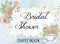 Bridal Shower Guest Book: Teacup & Roses Guestbook for guest sign-in, well wishes for the Bride, and gift log. Lovely memory keepsake she will treasure!