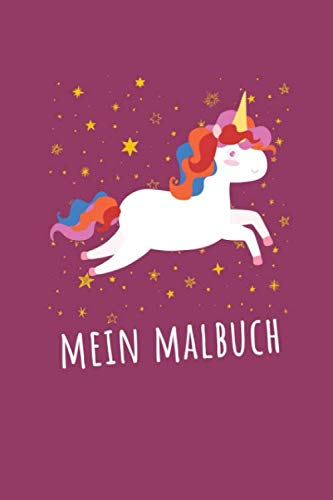 MEIN MALBUCH: Schönes Geschenk für Kinder | Malbuch | 120 Seiten, blanko | Format 6x9 DIN A5 | Soft cover matt |