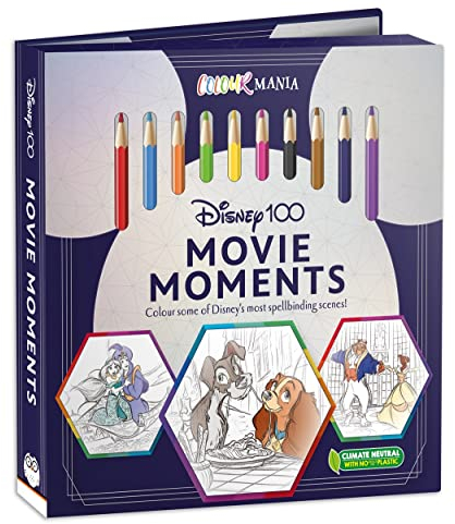 Disney 100: Movie Moments (Colouring Book and Pencil Set)
