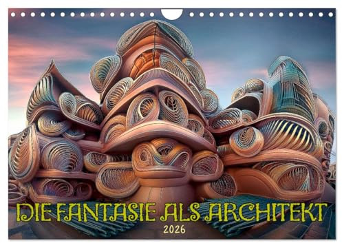 Die Fantasie als Architekt (Wandkalender 2026 DIN A4 quer), CALVENDO Monatskalender: Surrealismus in der Stadtplanung (CALVENDO Kunst)