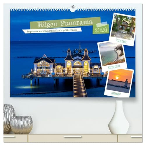 Rügen Panorama (hochwertiger Premium Wandkalender 2026 DIN A2 quer), Kunstdruck in Hochglanz: Impressionen von der Insel Rügen (CALVENDO Orte)