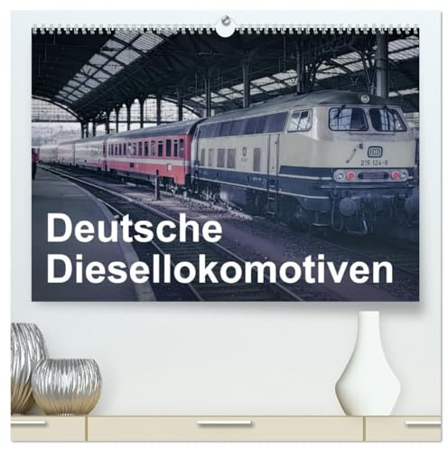 Deutsche Diesellokomotiven (hochwertiger Premium Wandkalender 2026 DIN A2 quer), Kunstdruck in Hochglanz: Klassiker der Deutschen Diesellokomotiven aus Ost und West (CALVENDO Mobilitaet)