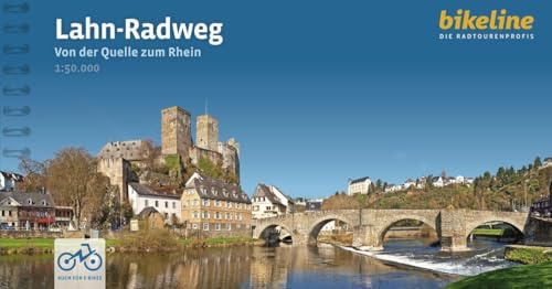 Lahn-Radweg: Von der Quelle zum Rhein. 250 km, 1:50.000, GPS-Tracks Download, LiveUpdate, Übernachtungsverzeichnis (Bikeline Radtourenbücher)