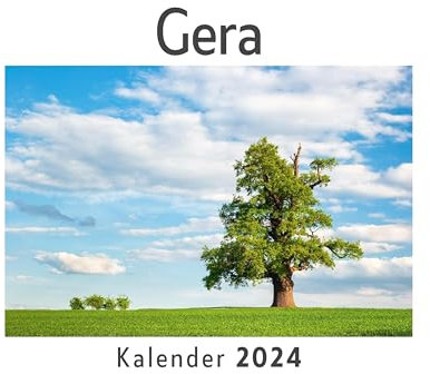 Gera (Wandkalender 2024, Kalender DIN A4 quer, Monatskalender im Querformat mit Kalendarium, Das perfekte Geschenk)