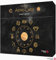Astro-Cards - Luxury Edition: großformatige Box mit Goldprägung, 43 Karten mit Goldprägung und Goldschnitt, Samtbeutel mit Zugband, ein Legetuch und mit Workbook: Samtbeutel, Legetuch, Workbook,