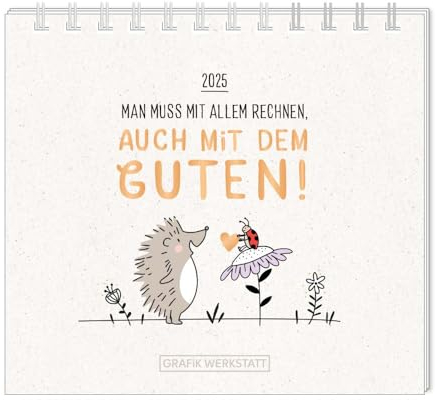 Mini-Kalender 2025 Man muss mit allem rechnen: Mini-Kalender