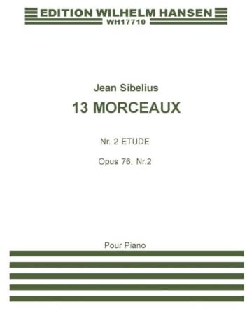 13 Morceaux Op.76 No.2 Etude Staccato . Klavier Solo.: Nr. 2 Etude Opus 76, Nr.2, Pour Piano