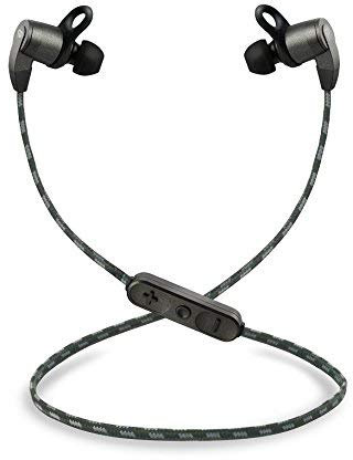 ProStereo H2 BT True 24-bit HD 32-bit/384kHz output AKM+ DAC In-Ear Earbud, Incorporate with APTX-HD-LDAC Wireless Sound Quality,Fast Charging,In-Line Control with Microphone for iOS/Android-Black