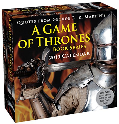 Quotes from George R.R. Martin’s Game of Thrones – Zitate aus Game of Thrones 2019: Original Andrews McMeel-Tagesabreißkalender [Kalendar]