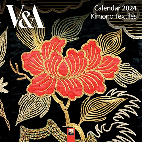Kimono Textils – Kimono Textilien 2024: Original Flame Tree Publishing-Kalender [Kalender] (Wall-Kalender)