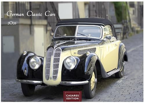 German Classic Cars Kalender 2026 – Wandkalender | Fotokalender Oldtimer 35x50cm Großformat - deutsche Oldtimer - Meisterwerke deutscher Automobilgeschichte.