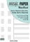 MUSIC PAPER NoteBook - Ukulele, Mandolin, Banjo, Bass, Chord, Staff & Tablature