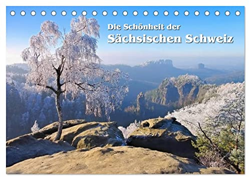 Die Schönheit der Sächsischen Schweiz (Tischkalender 2026 DIN A5 quer), CALVENDO Monatskalender: Wunderschöne Landschaften im Elbsandsteingebirge (CALVENDO Natur)