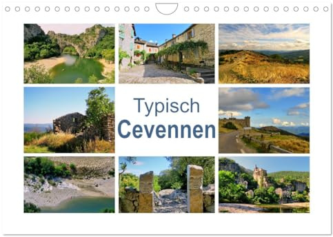 Typisch Cevennen (Wandkalender 2026 DIN A4 quer), CALVENDO Monatskalender: Die letzte wilde Ecke Südfrankreichs ... (CALVENDO Natur)