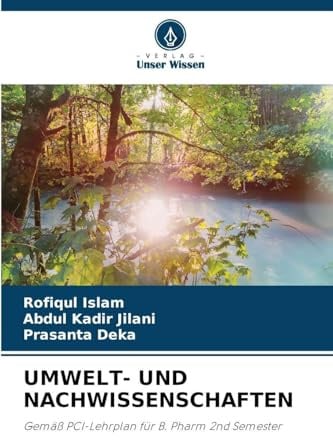 UMWELT- UND NACHWISSENSCHAFTEN: Gemäß PCI-Lehrplan für B. Pharm 2nd Semester