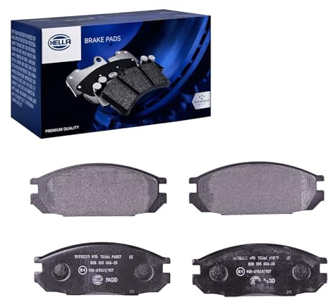 HELLA 8DB 355 006-251 Bremsbeläge - nicht für Verschleißwarnanzeige vorbereitet - T0364 - für u.a. FORD / NISSAN