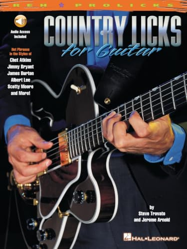 Reh Prolicks Country Licks For Guitar Bk/Cd: Noten, CD für Gitarre