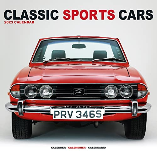 Classic Sports Cars - Sportwagen-Oldtimer 2023 – 16-Monatskalender: Original Avonside-Kalender [Mehrsprachig] [Kalender] (Wall-Kalender)