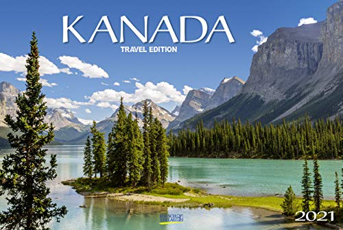 Kanada 2021: Großer Foto-Wandkalender mit Bildern aus dem zweitgrößten Land der Erde. Travel Edition mit Jahres-Wandplaner. PhotoArt Panorama Querformat: 58x39 cm.