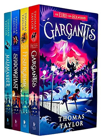 An Eerie-on-Sea Mystery Series 4 Books Collection Set By Thomas Taylor (Malamander, Gargantis, Shadowghast, Festergrimm)