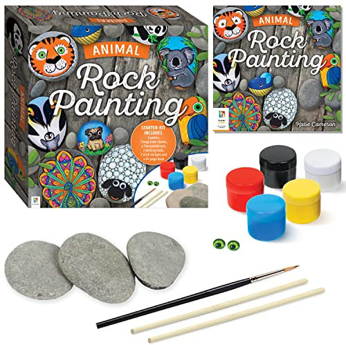 Hinkler - Animal Rock Painting Box Set - Paint Rocks Kit for Beginners [Toy] Cameron, Katie [Toy] Cameron, Katie